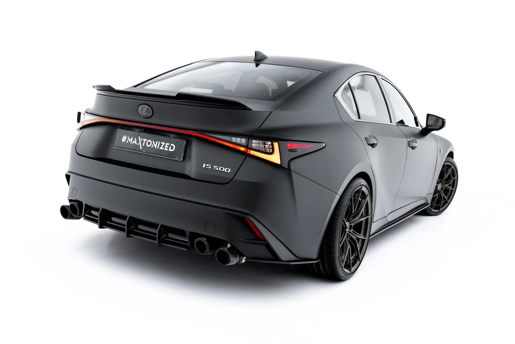 Street pro rear side splitters lexus is 500 mk3 facelift 2 (xe30)