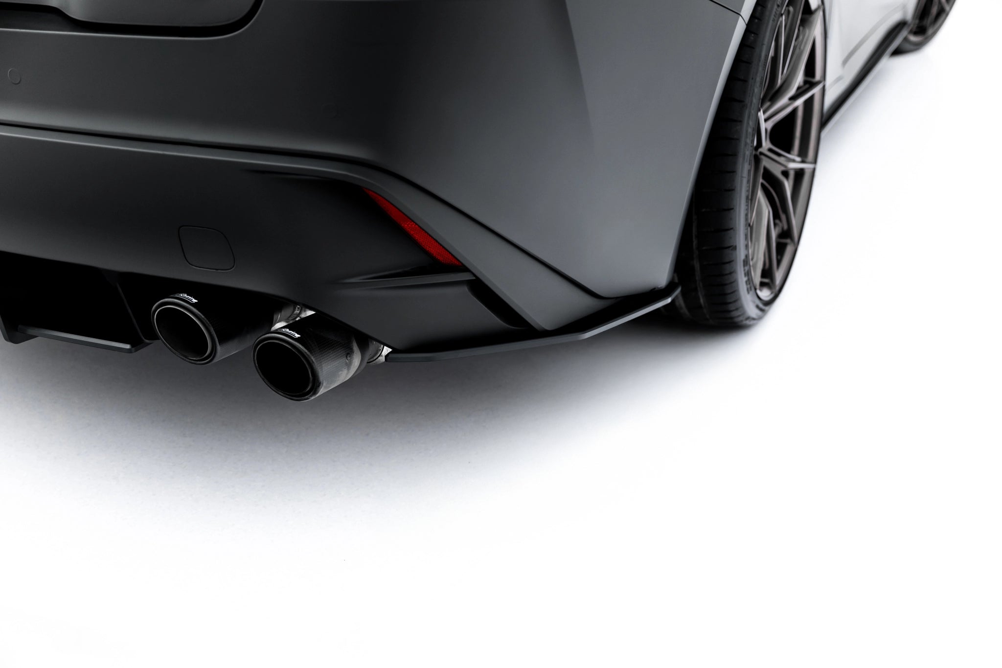 Street pro rear side splitters lexus is 500 mk3 facelift 2 (xe30)