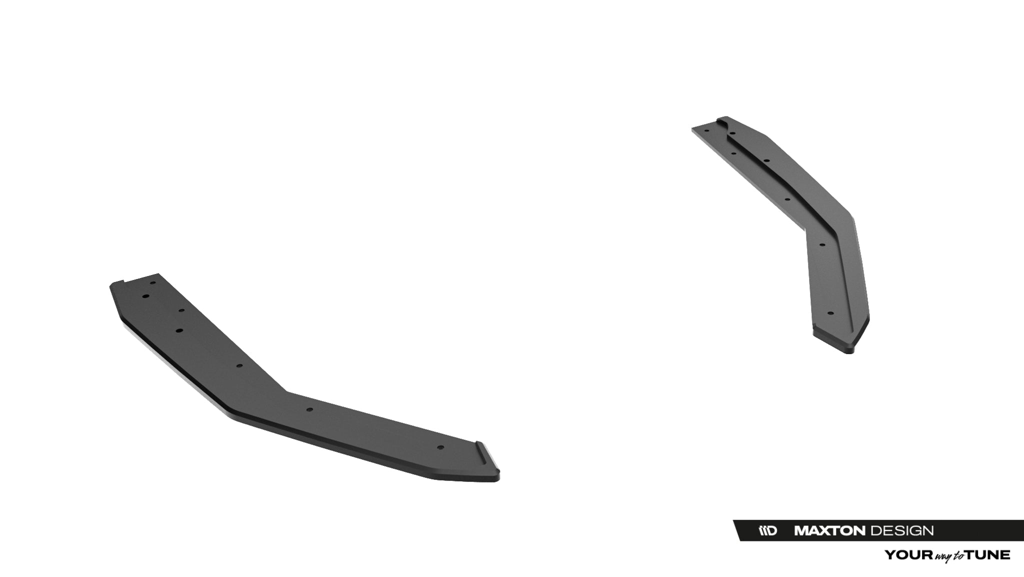 Street pro rear side splitters lexus is 500 mk3 facelift 2 (xe30)