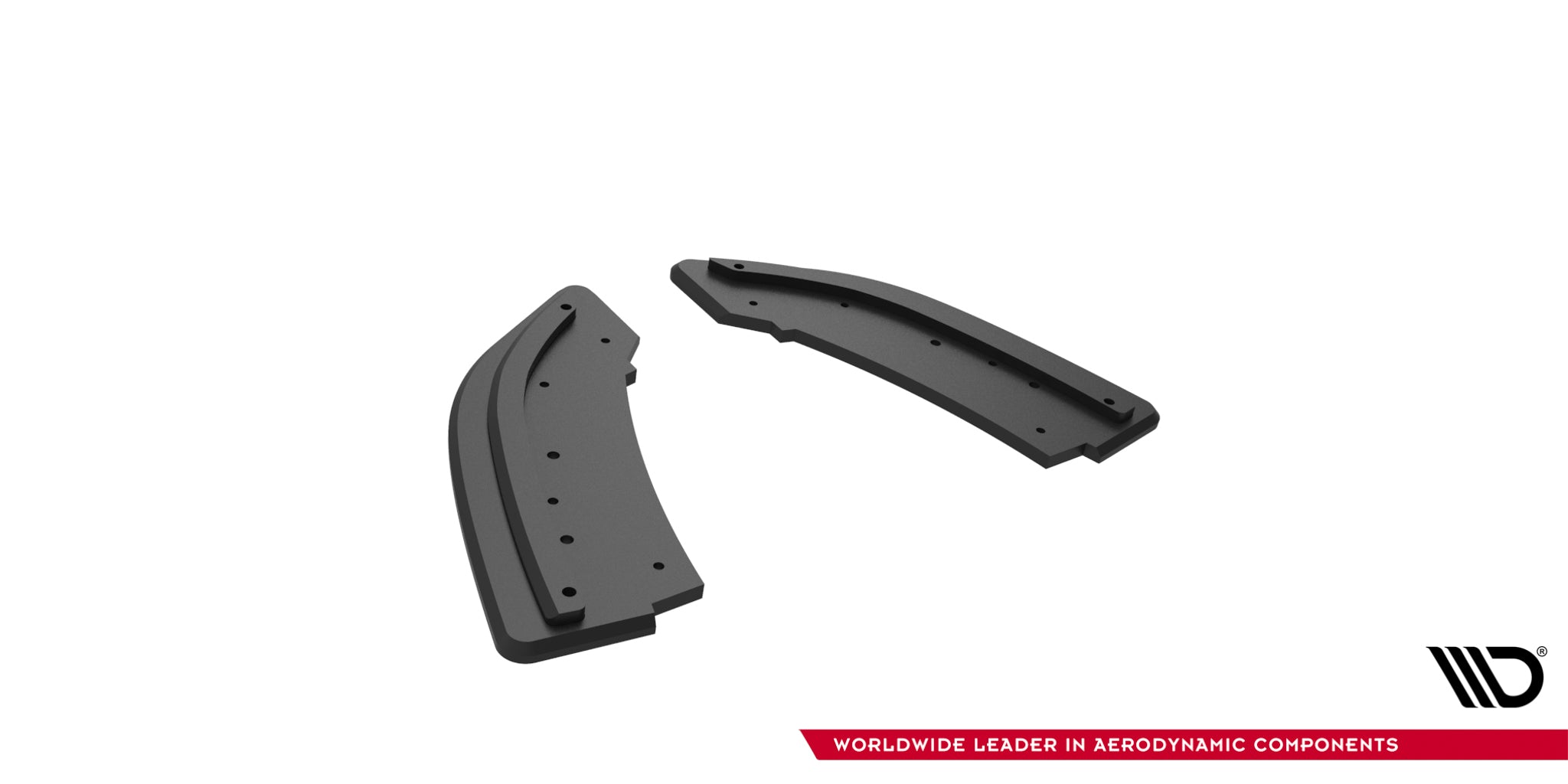 Street pro rear side splitters mazda 3 mps mk1 eu version