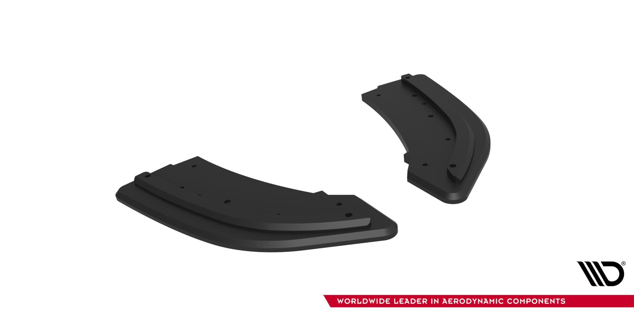 Street pro rear side splitters mazda 3 mps mk1 eu version