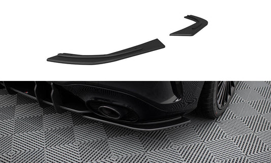 Street pro rear side splitters mercedes-amg a35 hatchback w177