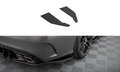 Street pro rear side splitters mercedes-amg c63 sedan / estate w205 facelift