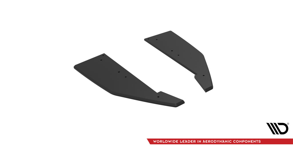 Street pro rear side splitters mercedes-amg c63 sedan / estate w205 facelift