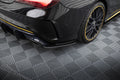 Street pro rear side splitters mercedes-amg cla 45 c117 facelift