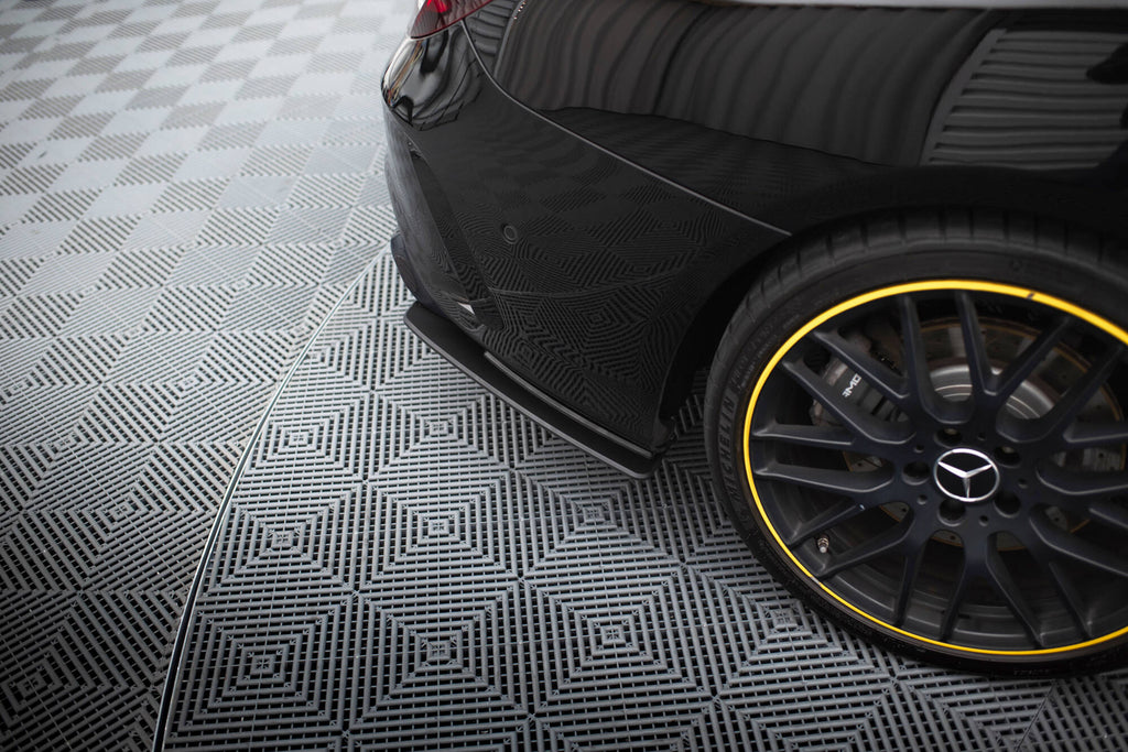 Street pro rear side splitters mercedes-amg cla 45 c117 facelift