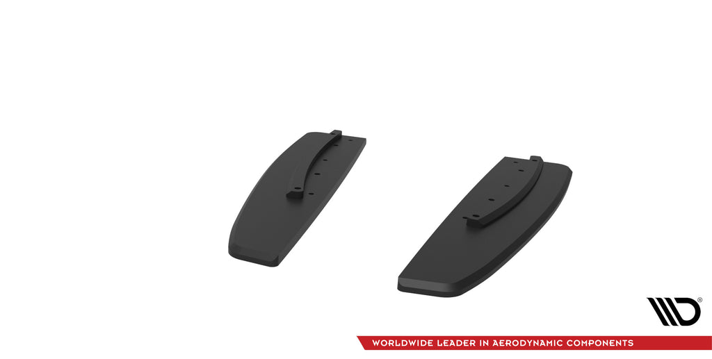 Street pro rear side splitters mercedes-amg cla 45 c117 facelift