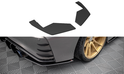 Street pro rear side splitters nissan 370z nismo facelift
