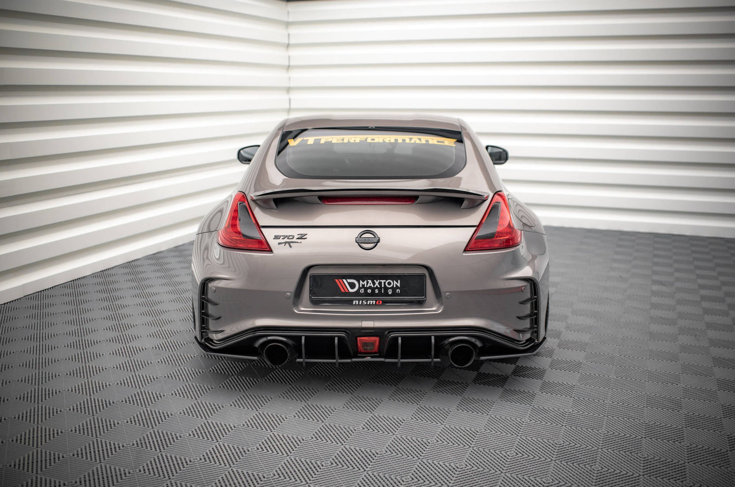 Street pro rear side splitters nissan 370z nismo facelift