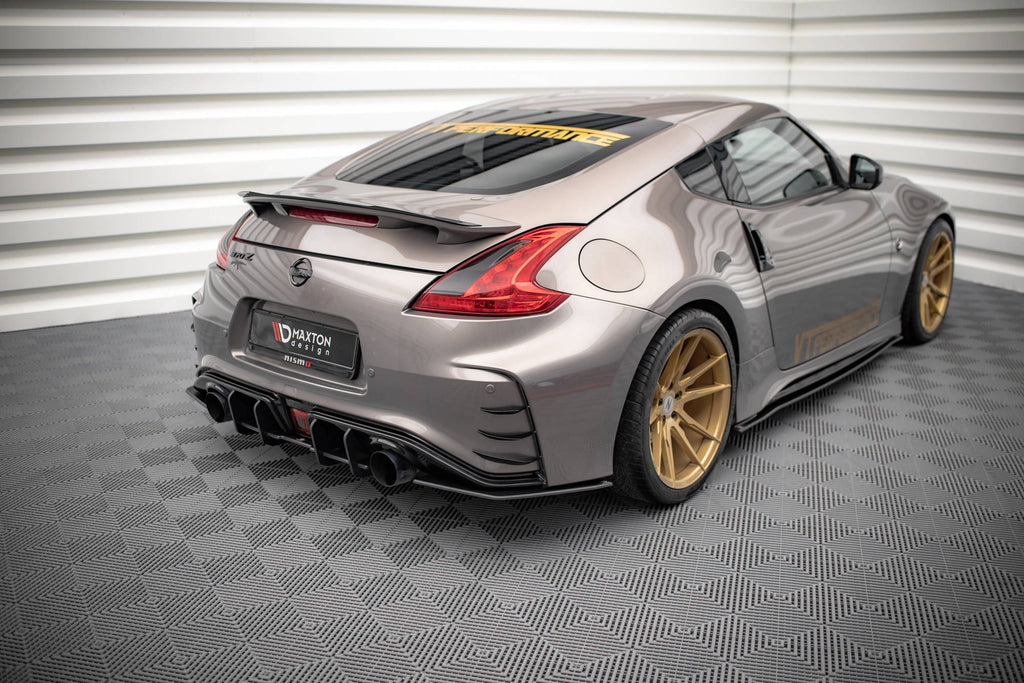 Street pro rear side splitters nissan 370z nismo facelift