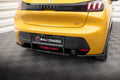 Street pro rear side splitters peugeot 208 gt mk2