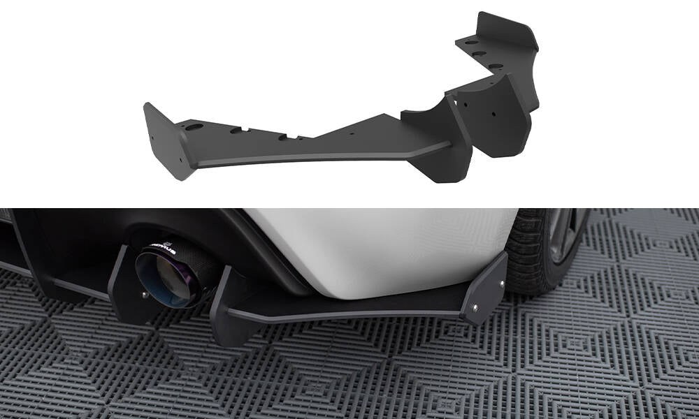 Street pro rear side splitters subaru brz mk1 / mk1 facelift