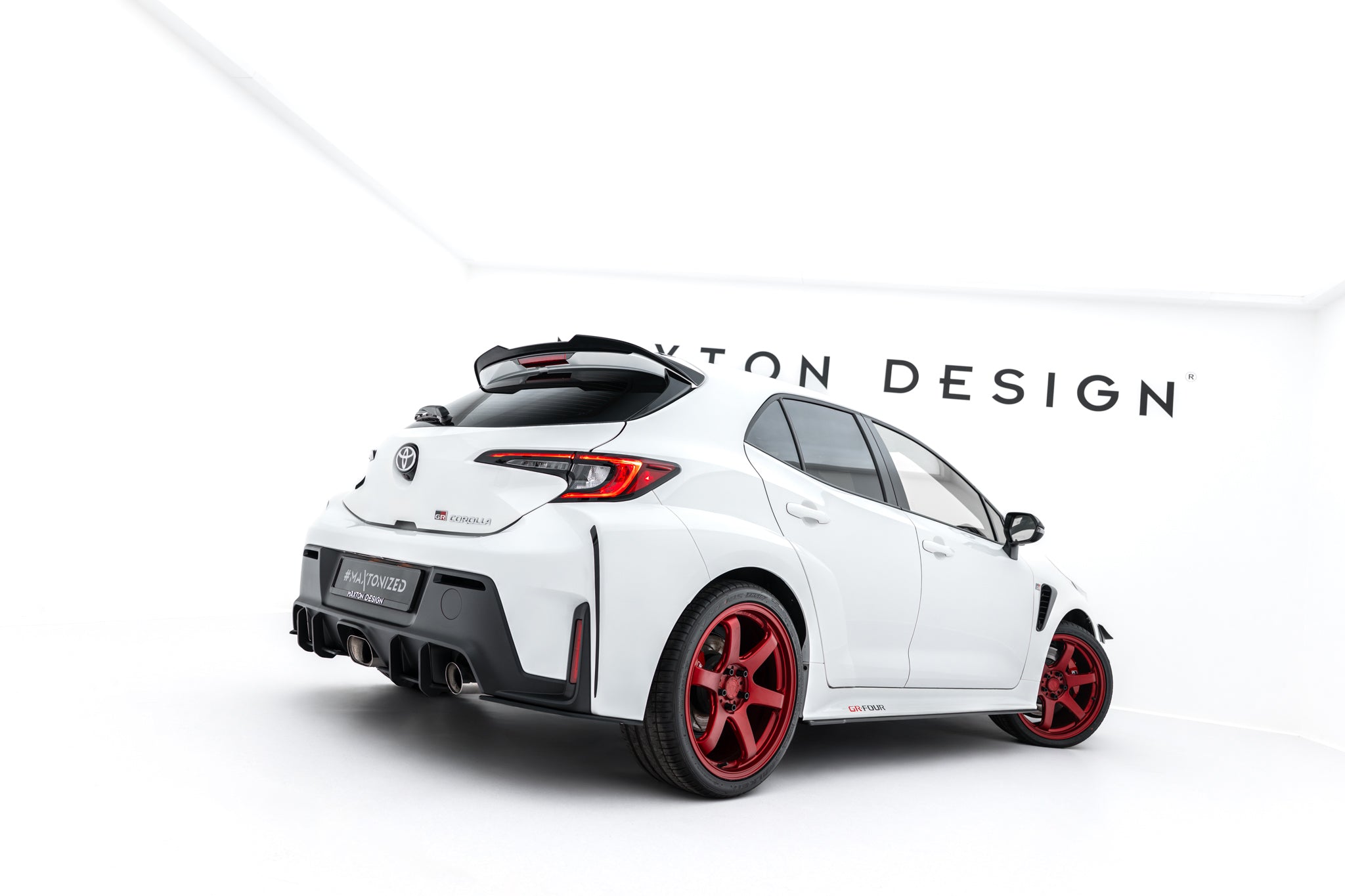 Street pro rear side splitters toyota gr corolla mk12