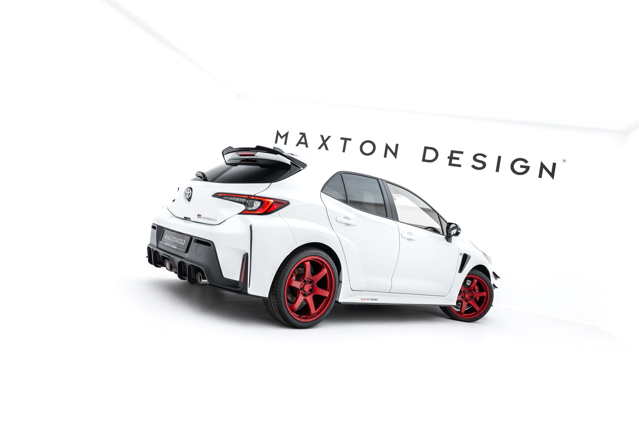 Street pro rear side splitters toyota gr corolla mk12