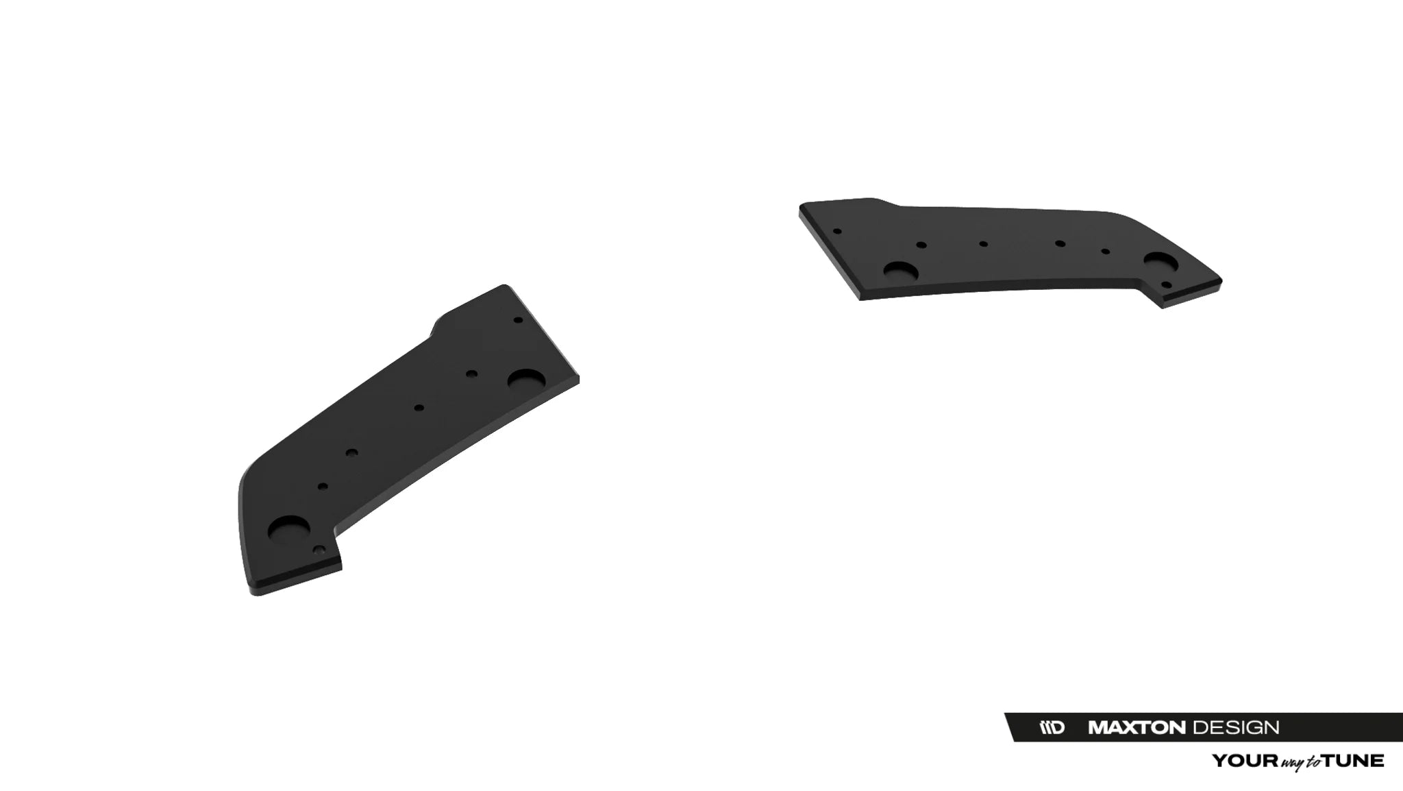 Street pro rear side splitters toyota gr yaris mk4 facelift