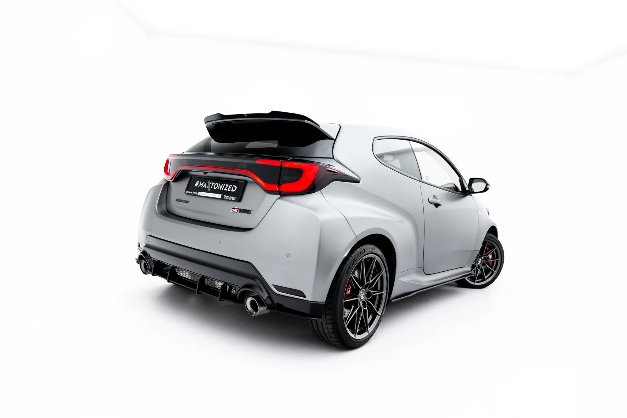 Street pro rear side splitters toyota gr yaris mk4 facelift