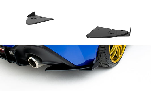 Street pro rear side splitters v.1 + flaps subaru brz mk2