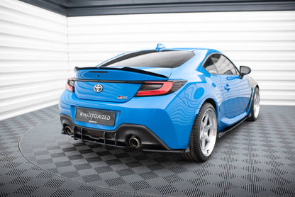 Street pro rear side splitters v.1 + flaps toyota gr86 mk1