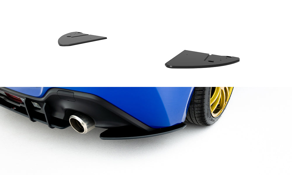 Street pro rear side splitters v.1 subaru brz mk2