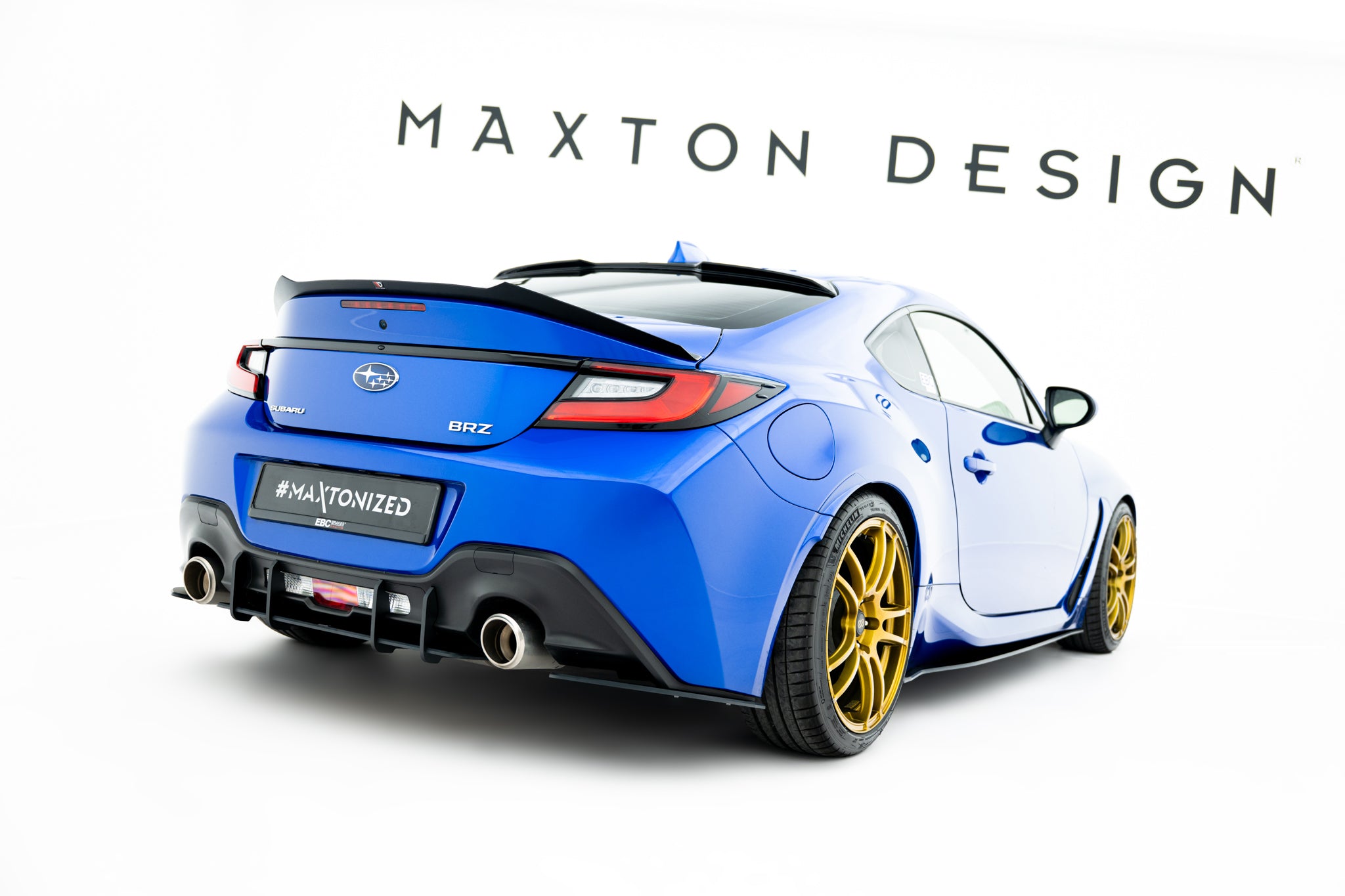 Street pro rear side splitters v.1 subaru brz mk2