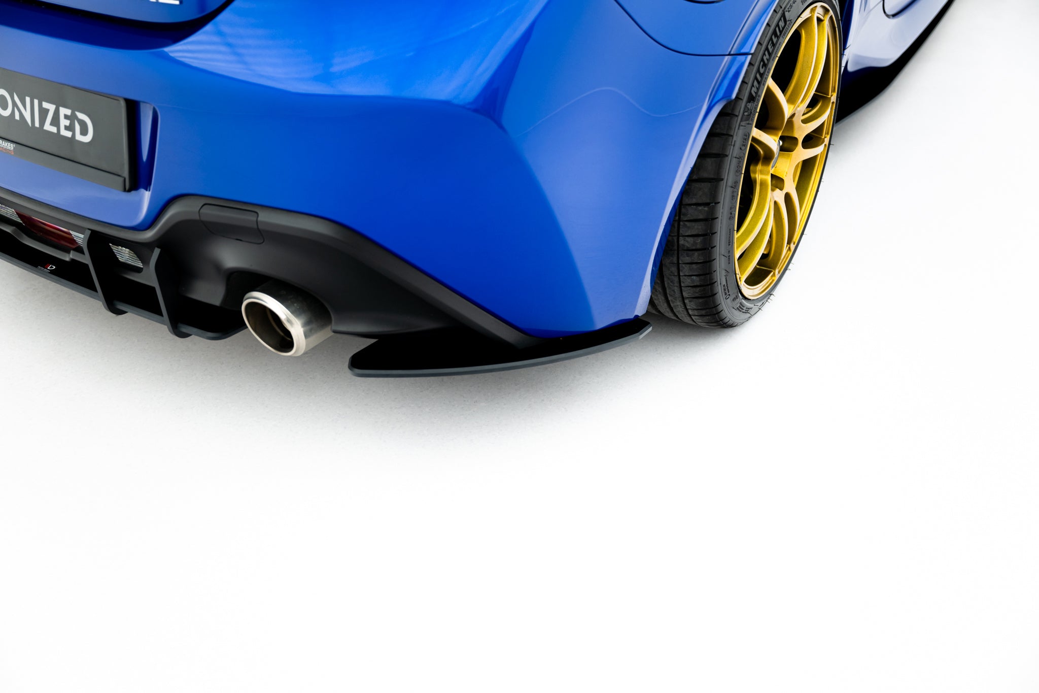 Street pro rear side splitters v.1 subaru brz mk2