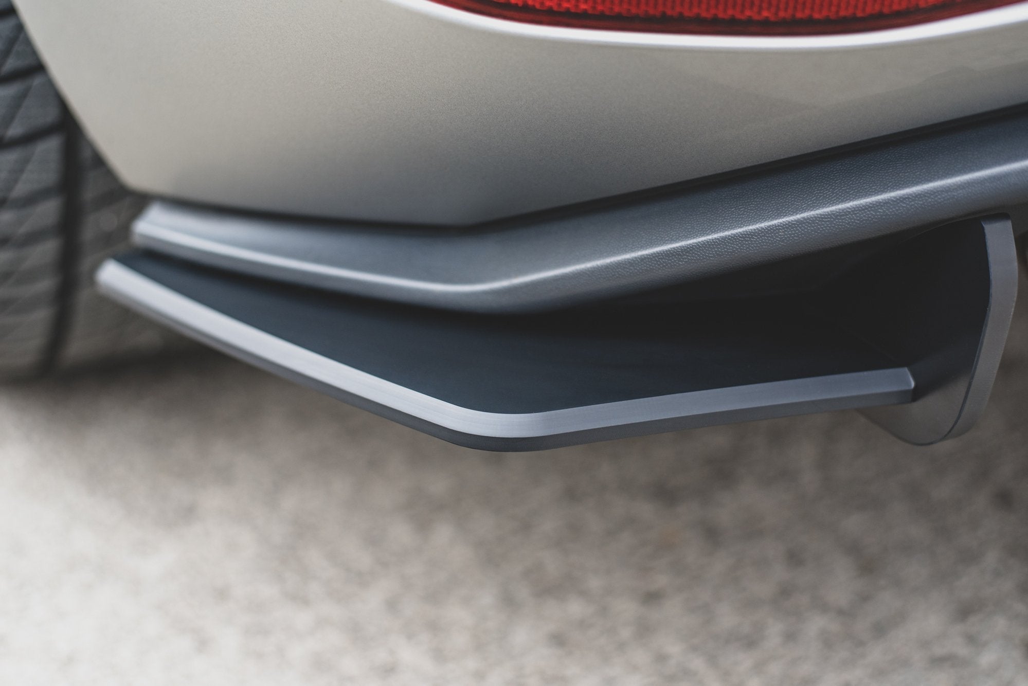 Street pro rear side splitters v.1 vw golf 7 gti
