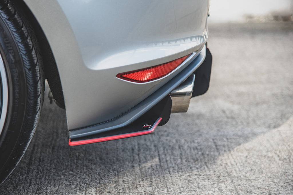 Street pro rear side splitters v.1 vw golf 7 gti