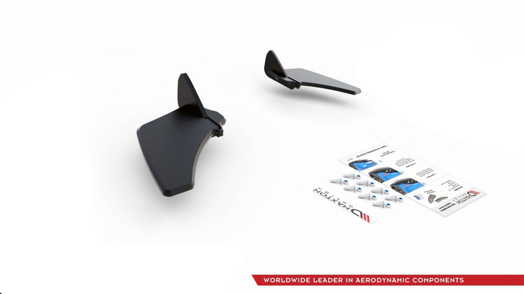 Street pro rear side splitters v.1 vw golf 7 gti