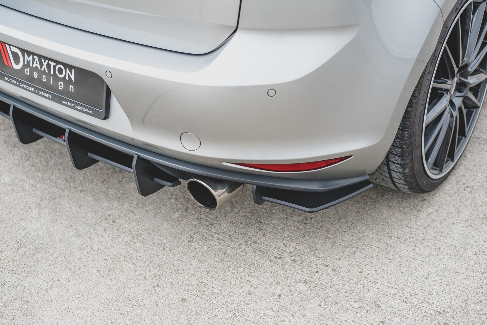 Street pro rear side splitters v.1 vw golf 7 gti