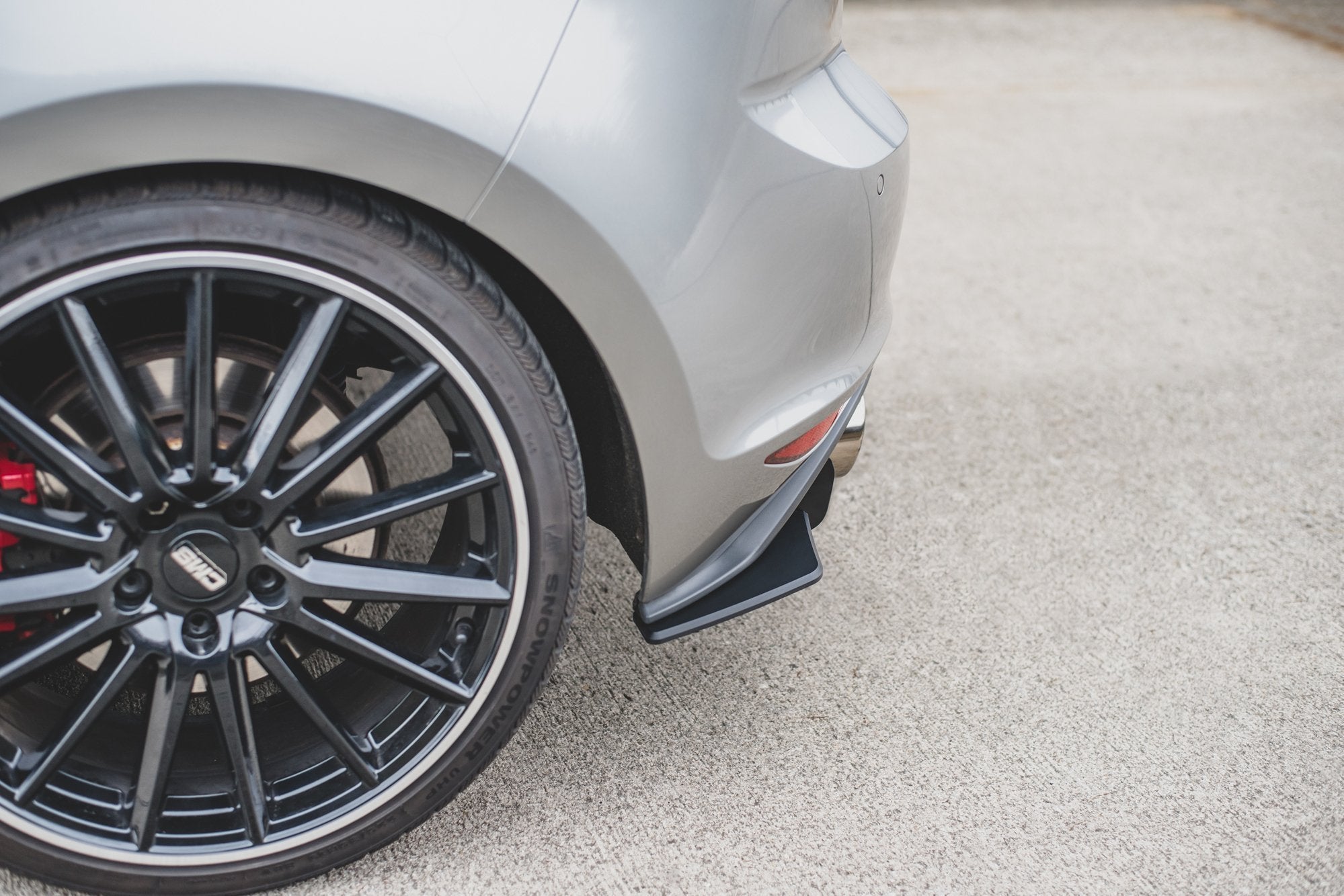 Street pro rear side splitters v.1 vw golf 7 gti