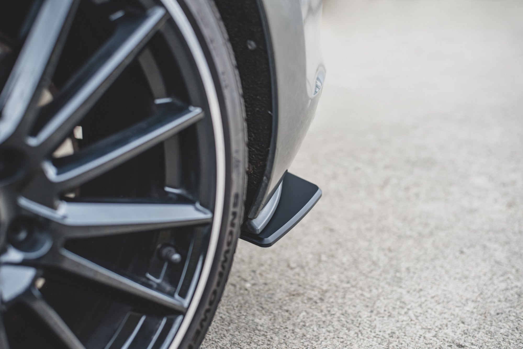 Street pro rear side splitters v.1 vw golf 7 gti