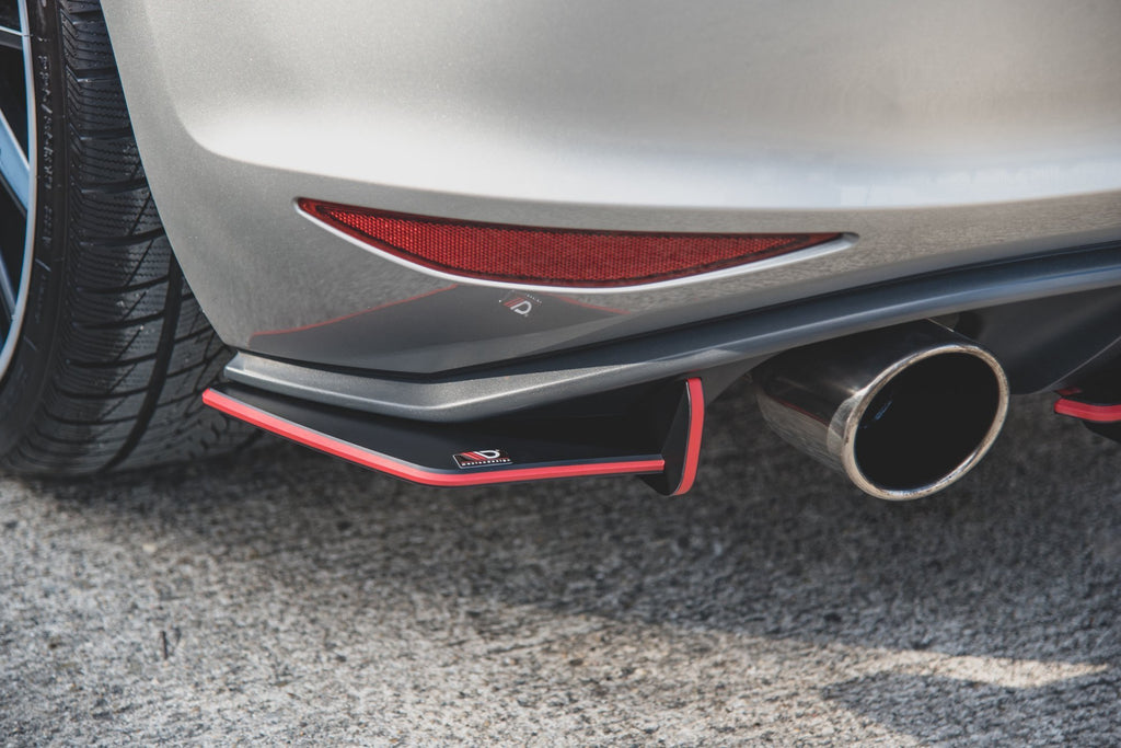 Street pro rear side splitters v.1 vw golf 7 gti