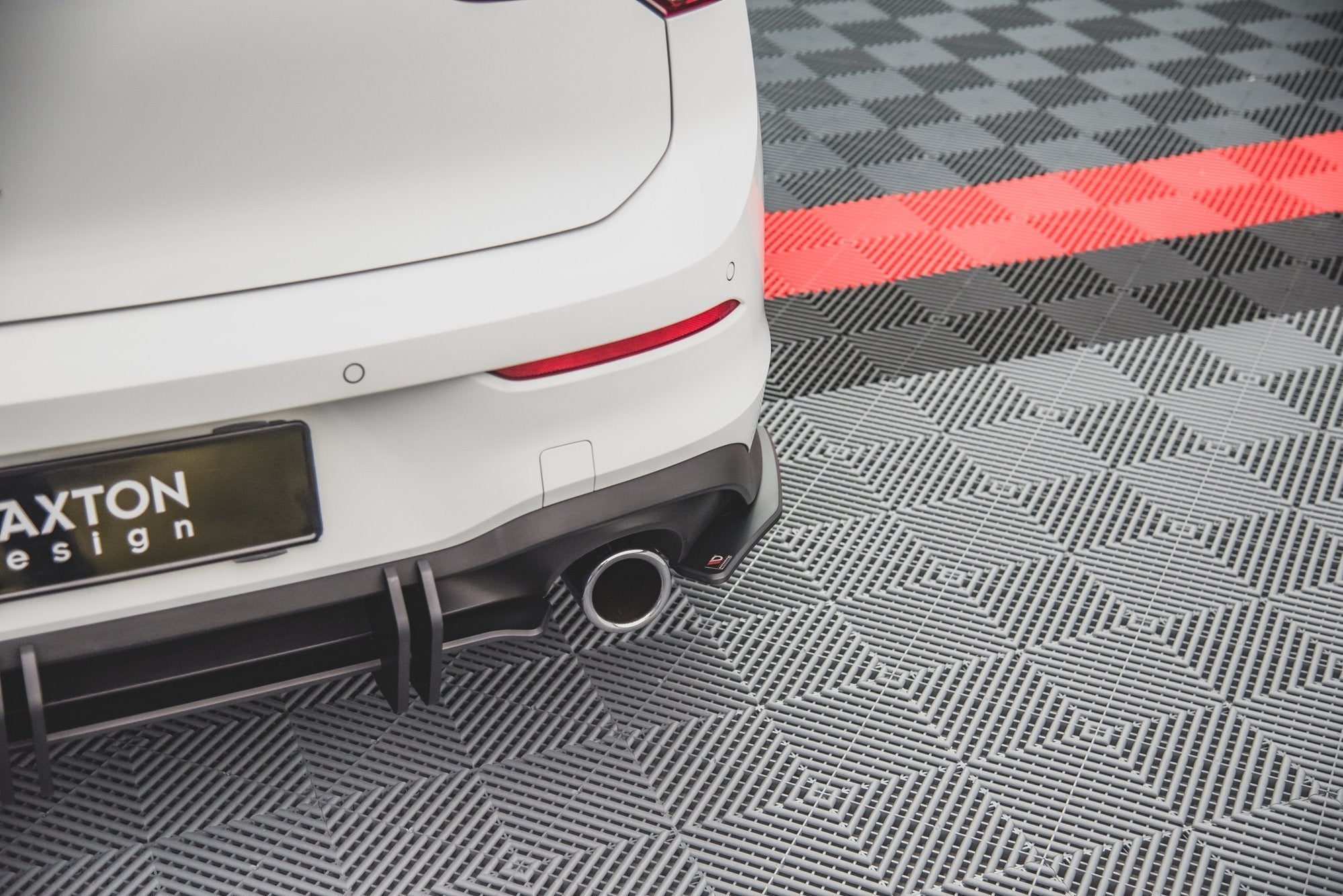 Street pro rear side splitters v.1 volkswagen golf gti / gte / r-line mk8
