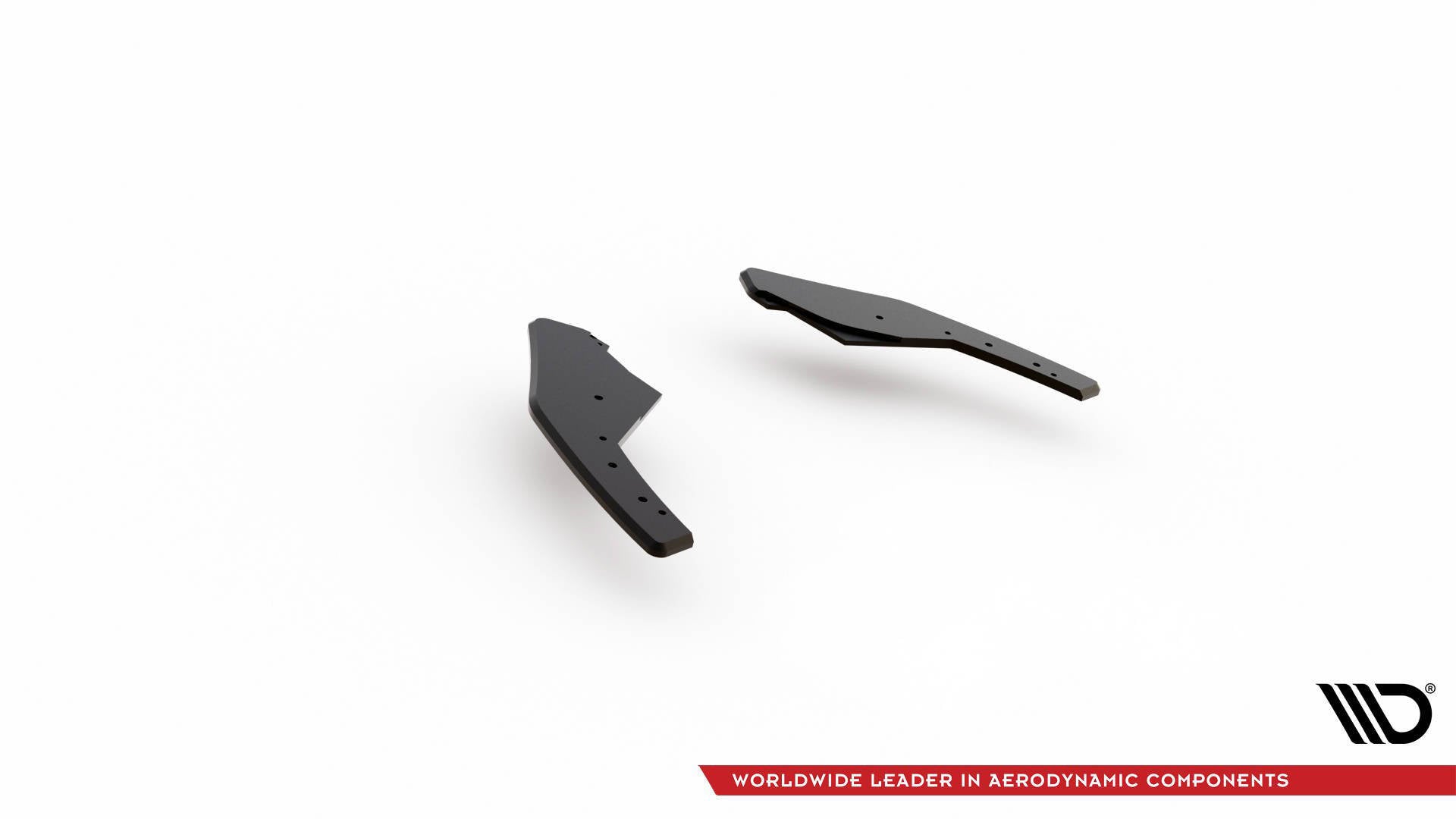Street pro rear side splitters v.1 volkswagen golf gti / gte / r-line mk8