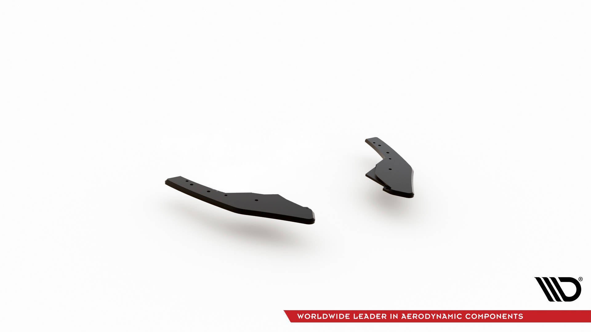 Street pro rear side splitters v.1 volkswagen golf gti / gte / r-line mk8