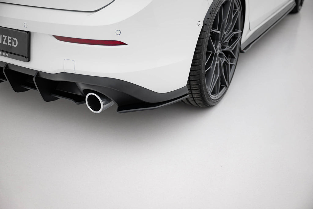 Street pro rear side splitters v.1 volkswagen golf gti / gte / r-line mk8