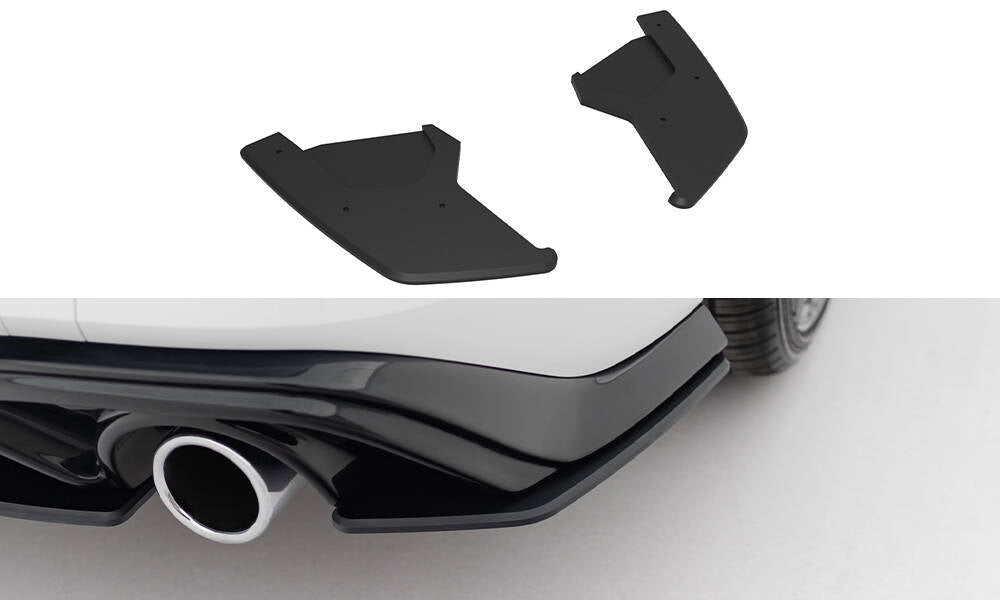 Street pro rear side splitters v.1 volkswagen golf gti mk8