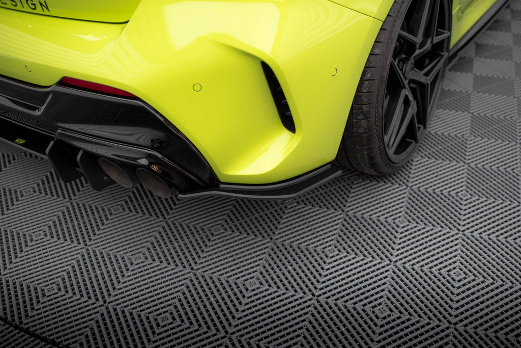 Street pro rear side splitters v.2 bmw 1 f40 m-pack / m135i