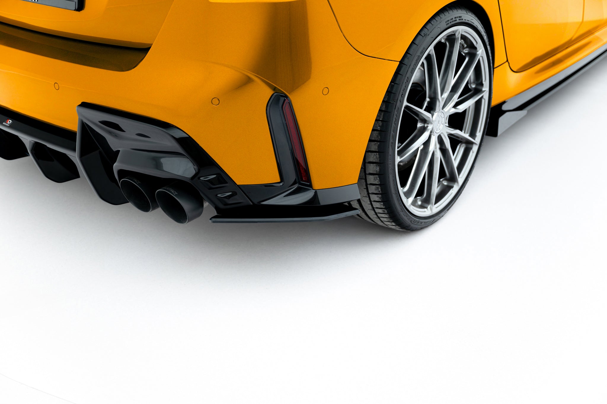 Street pro rear side splitters v.2 bmw 1 m-pack f70