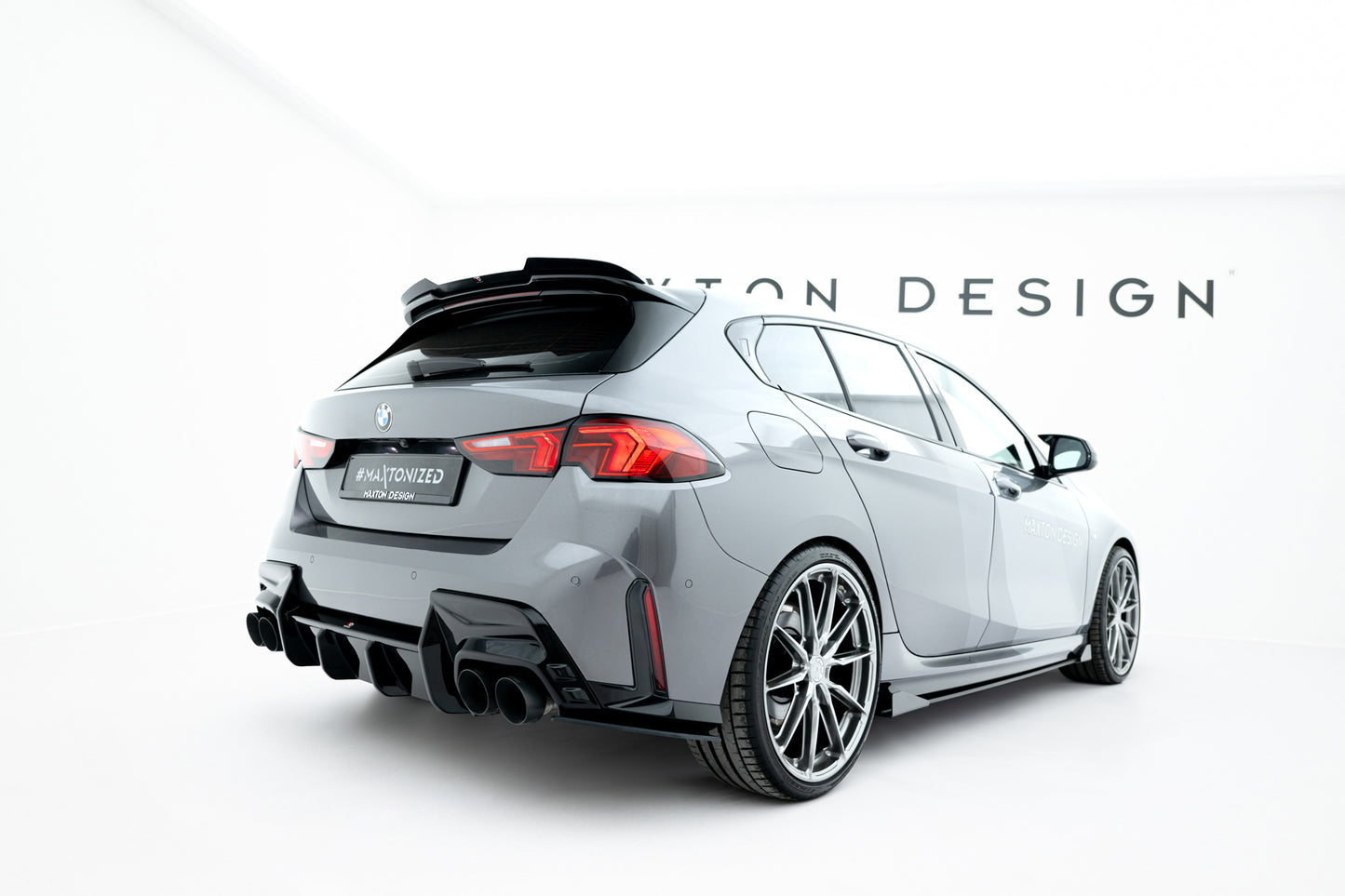 Street pro rear side splitters v.2 bmw m135i f70