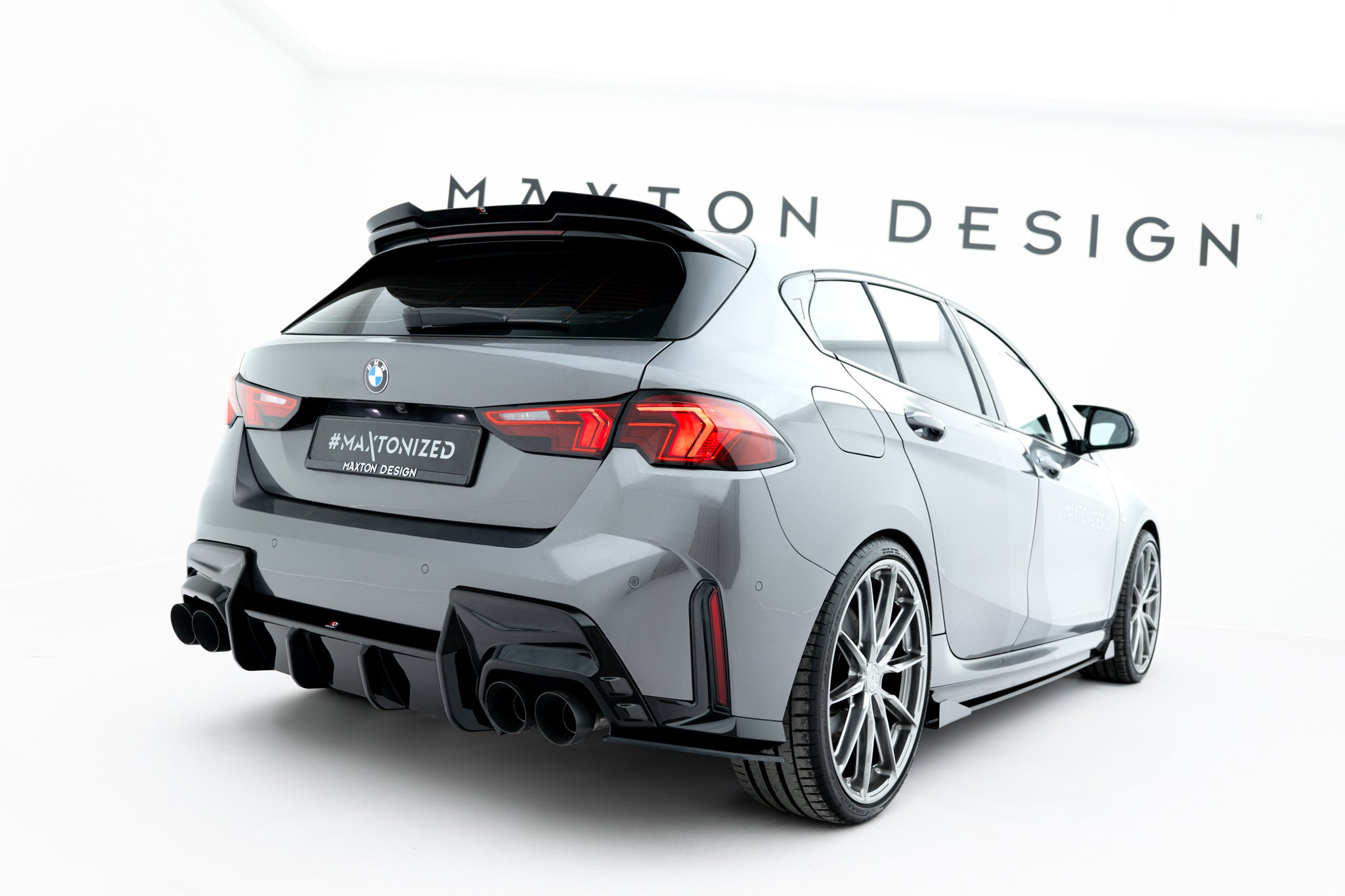 Street pro rear side splitters v.2 bmw m135i f70