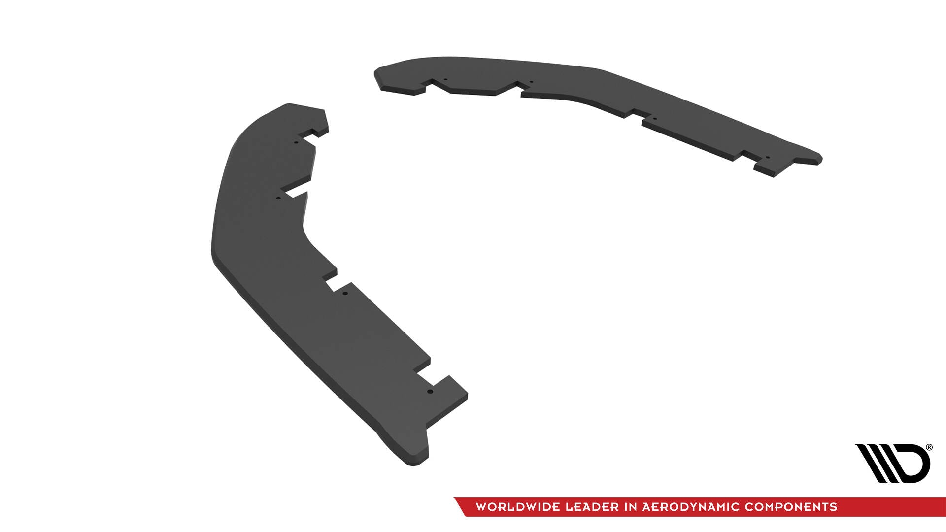 Street pro rear side splitters v.2 bmw m3 sedan / touring g80 / g81