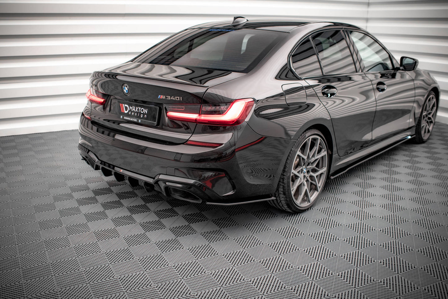 Street pro rear side splitters v.2 bmw m340i / m-pack g20 / g21