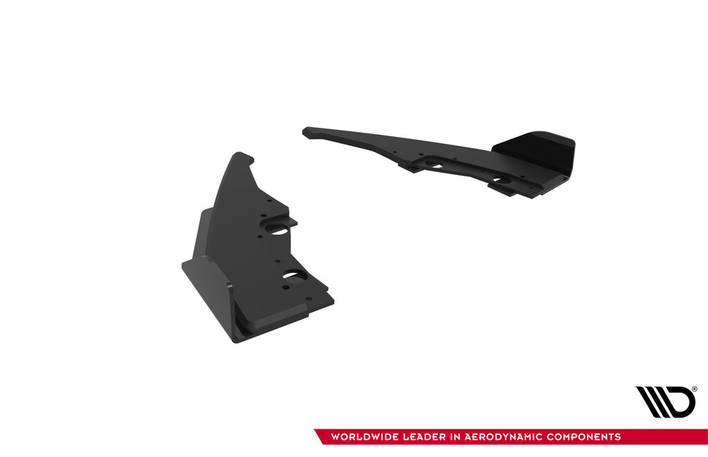 Street pro rear side splitters v.2 + flaps bmw 1 m-pack f70