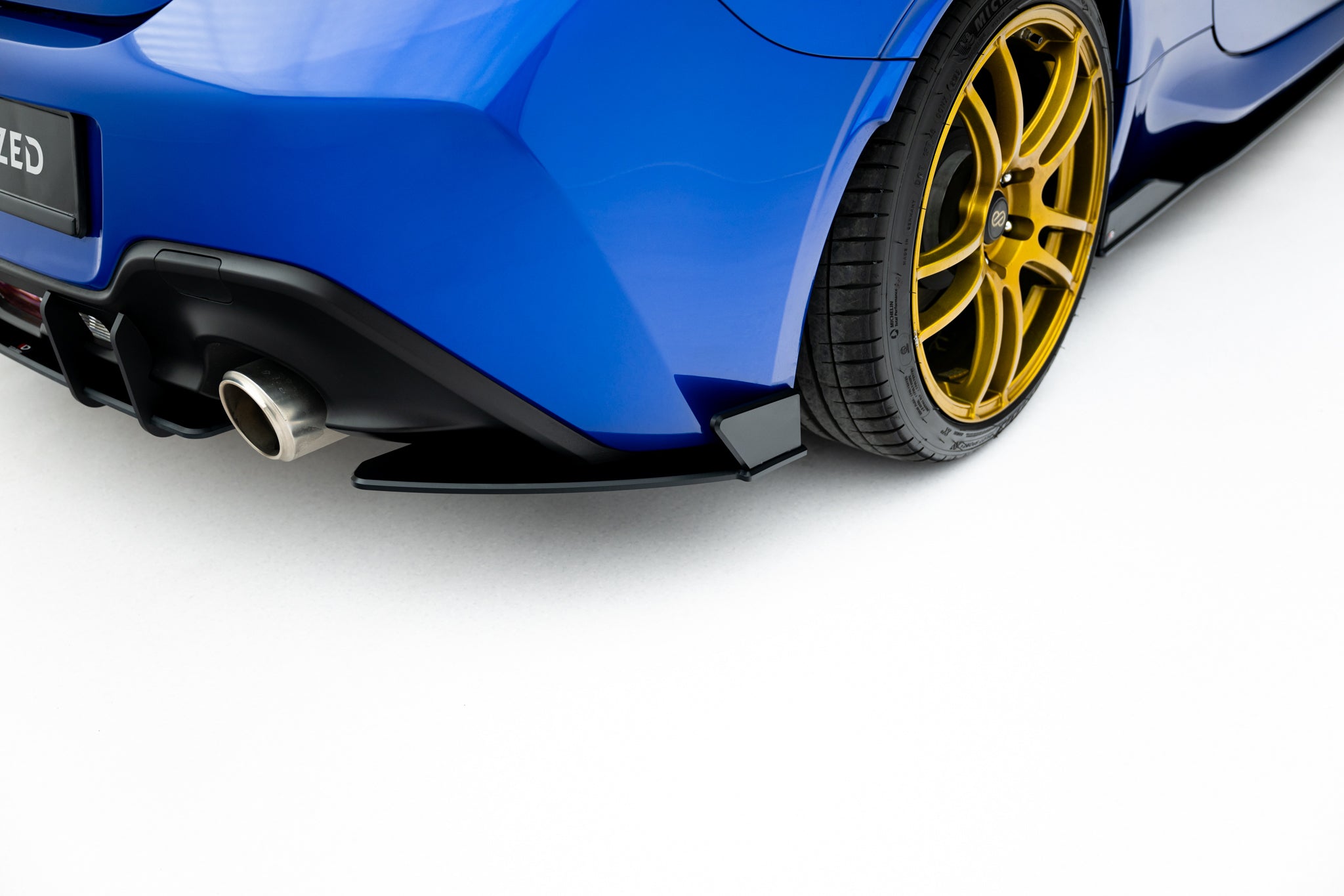 Street pro rear side splitters v.2 subaru brz mk2