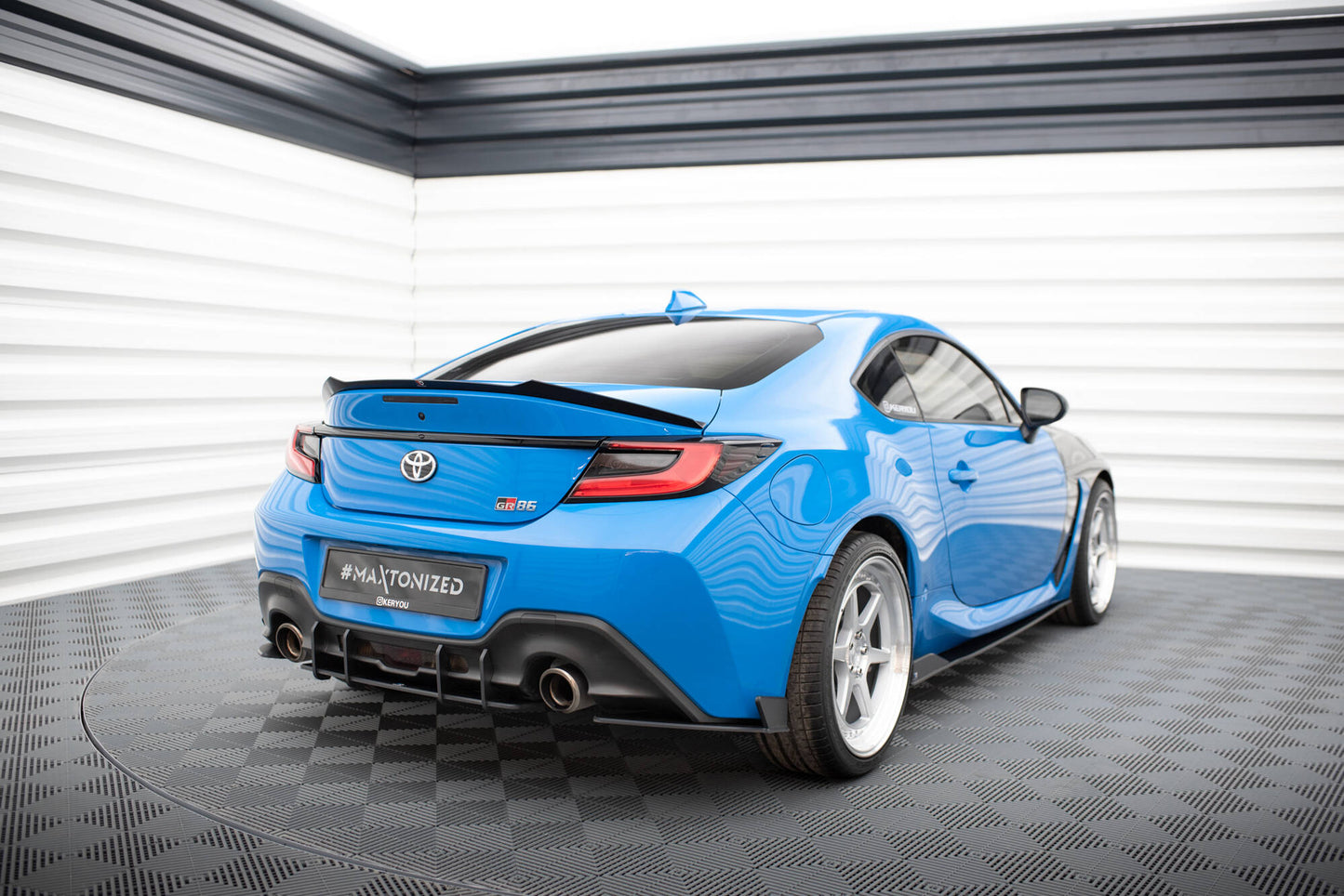 Street pro rear side splitters v.2 toyota gr86 mk1