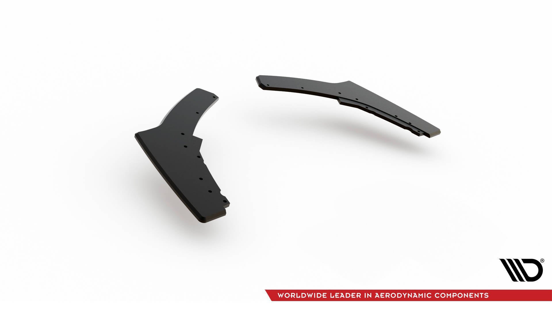 Street pro rear side splitters v.2 for bmw 1 f20 m-pack m140i