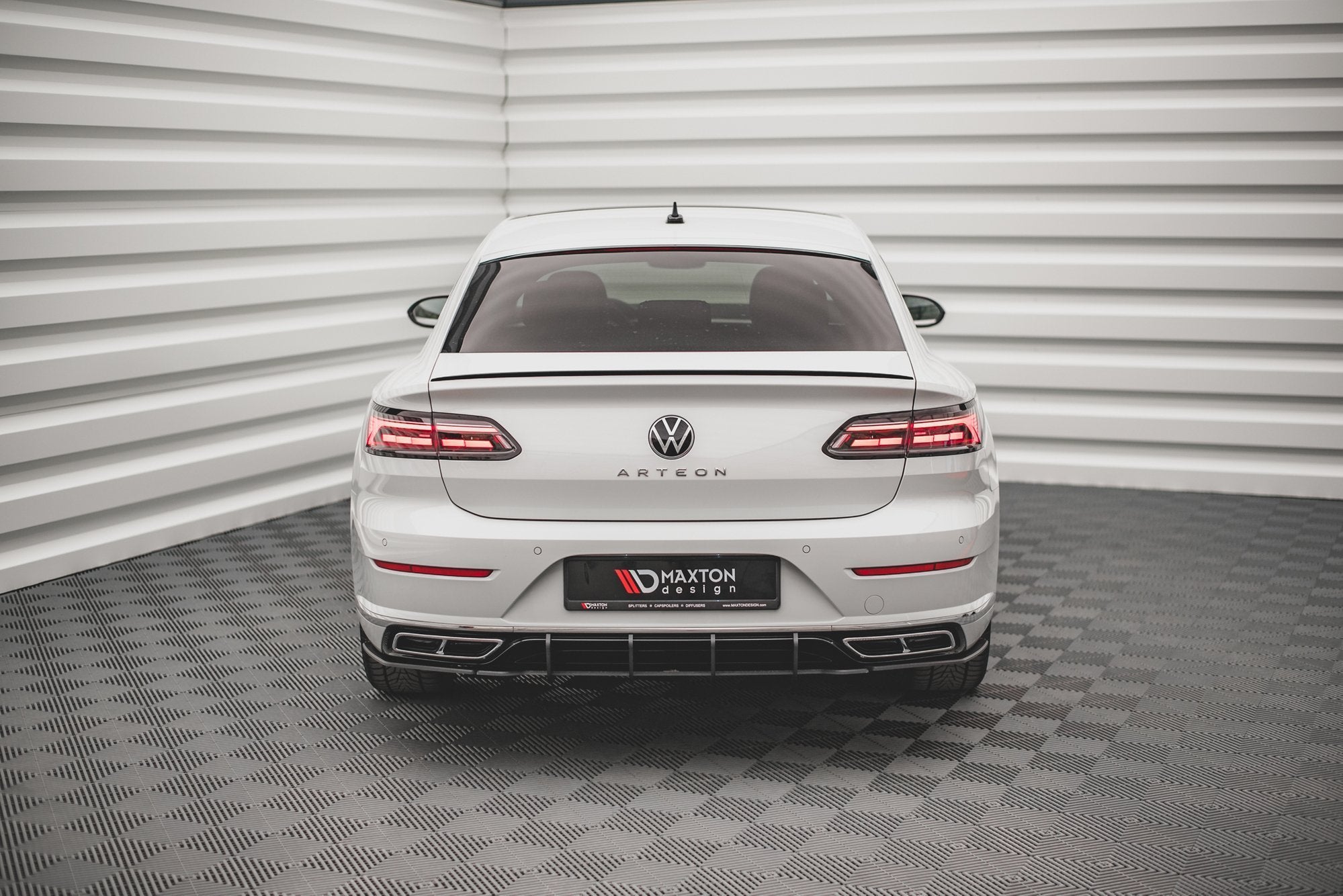 Street pro rear side splitters volkswagen arteon r-line facelift