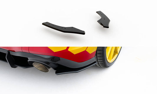 Street pro rear side splitters  volkswagen golf gti clubsport mk8 facelift