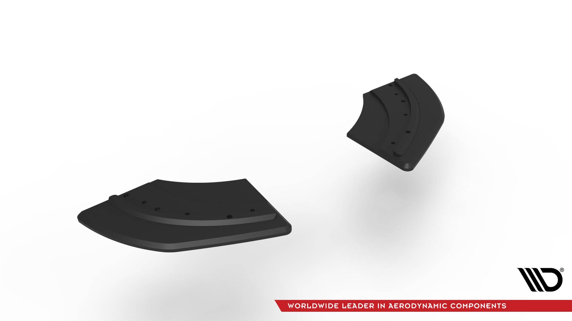 Street pro rear side splitters volkswagen scirocco r mk3